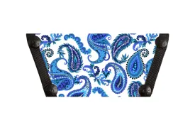 * Blue Paisley Top