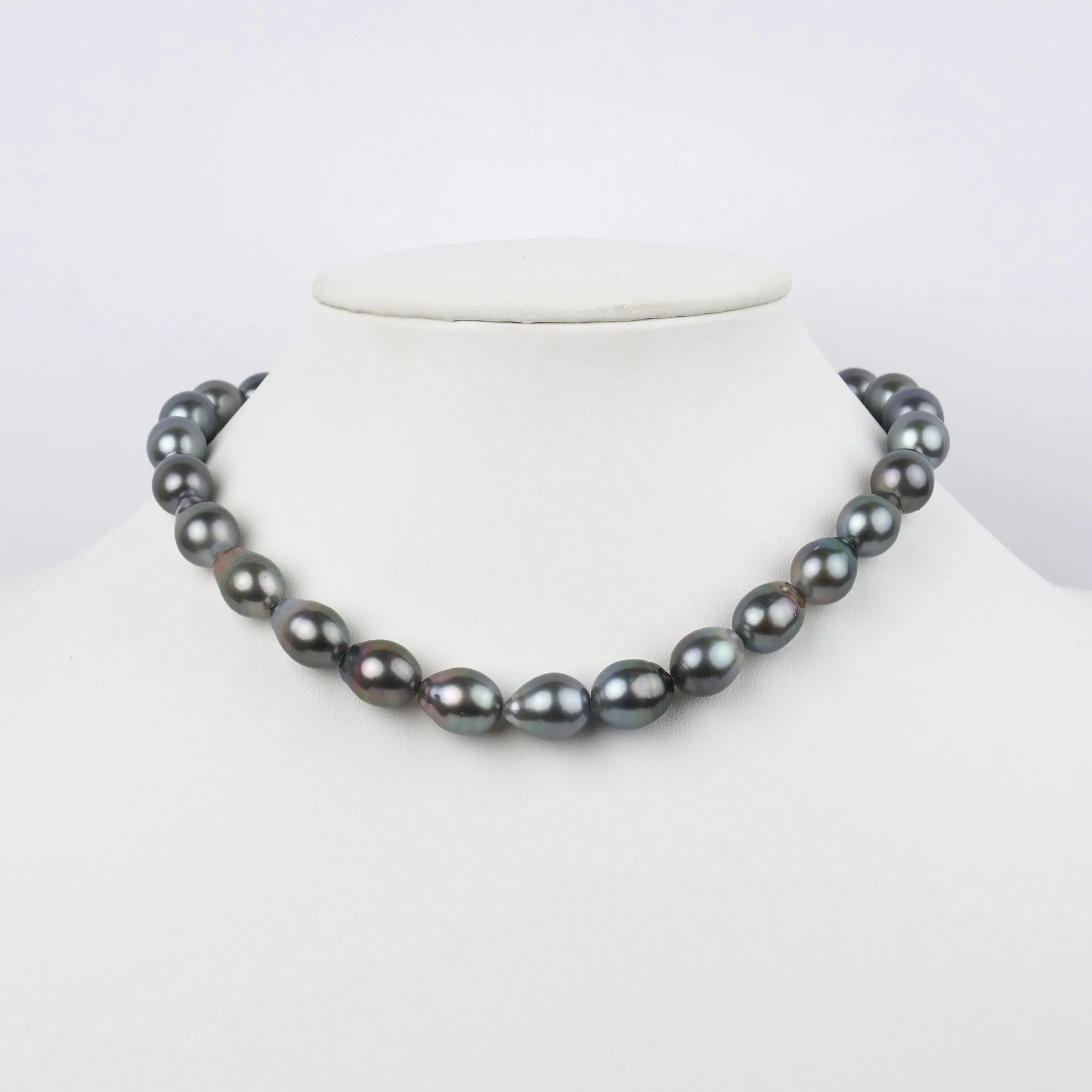 11.2-12.2 mm AAA Tahitian Drop Pearl Necklace