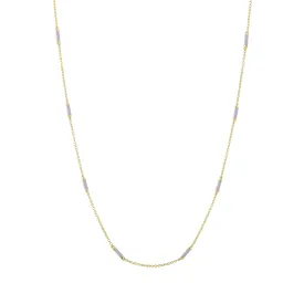 18" Lavender Bar Chain Necklace