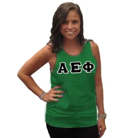 Alpha Epsilon Phi Sorority Tank Top - Next Level 3633 - TWILL