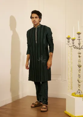 Amir Silk Straight Men's Kurta Set