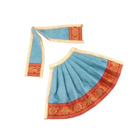 Amman Pavadai - 5 x 9 Inches | Tissue Silk Devi Vastra/ Mata Dress/ Mata Poshak for Deity/ Assorted Colours