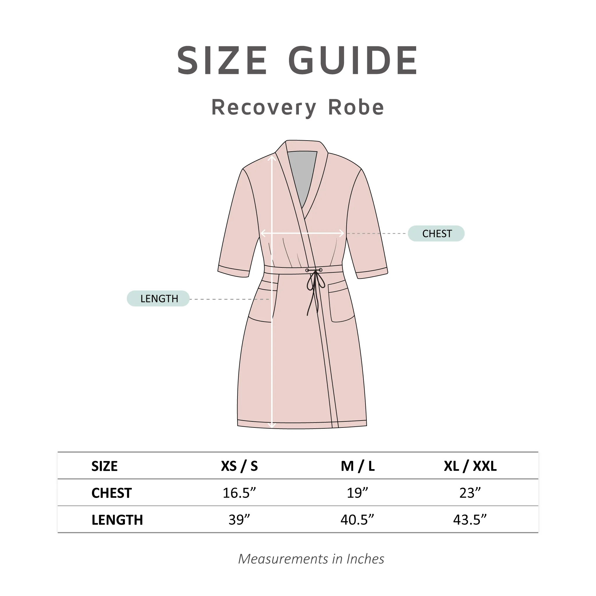 Anais Post Surgery Recovery Robe