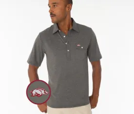 Arkansas - Coach's Performance Players Shirt - Hog - Heather Gray