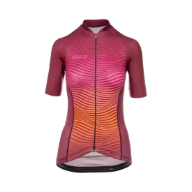 Bioracer Vesper Womens Cycling Jersey (Bordeaux Orange)