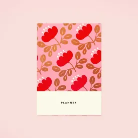 Blossom Gold Planner - Red Petal