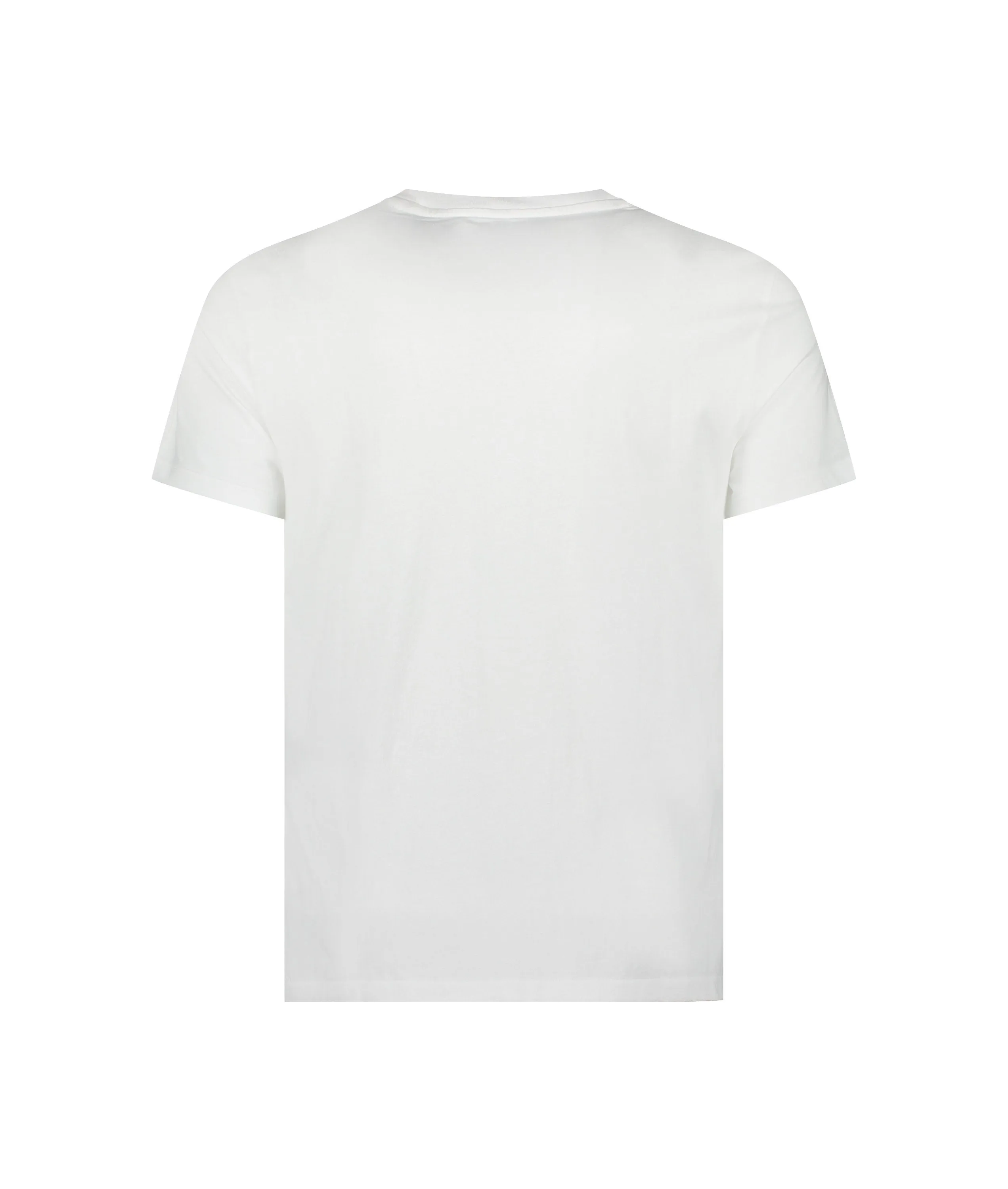 Custom Slim Fit Jersey Crewneck T-shirt - White