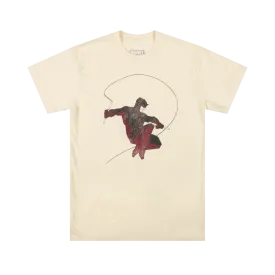 Daredevil Leaping With Baton Natural Tee