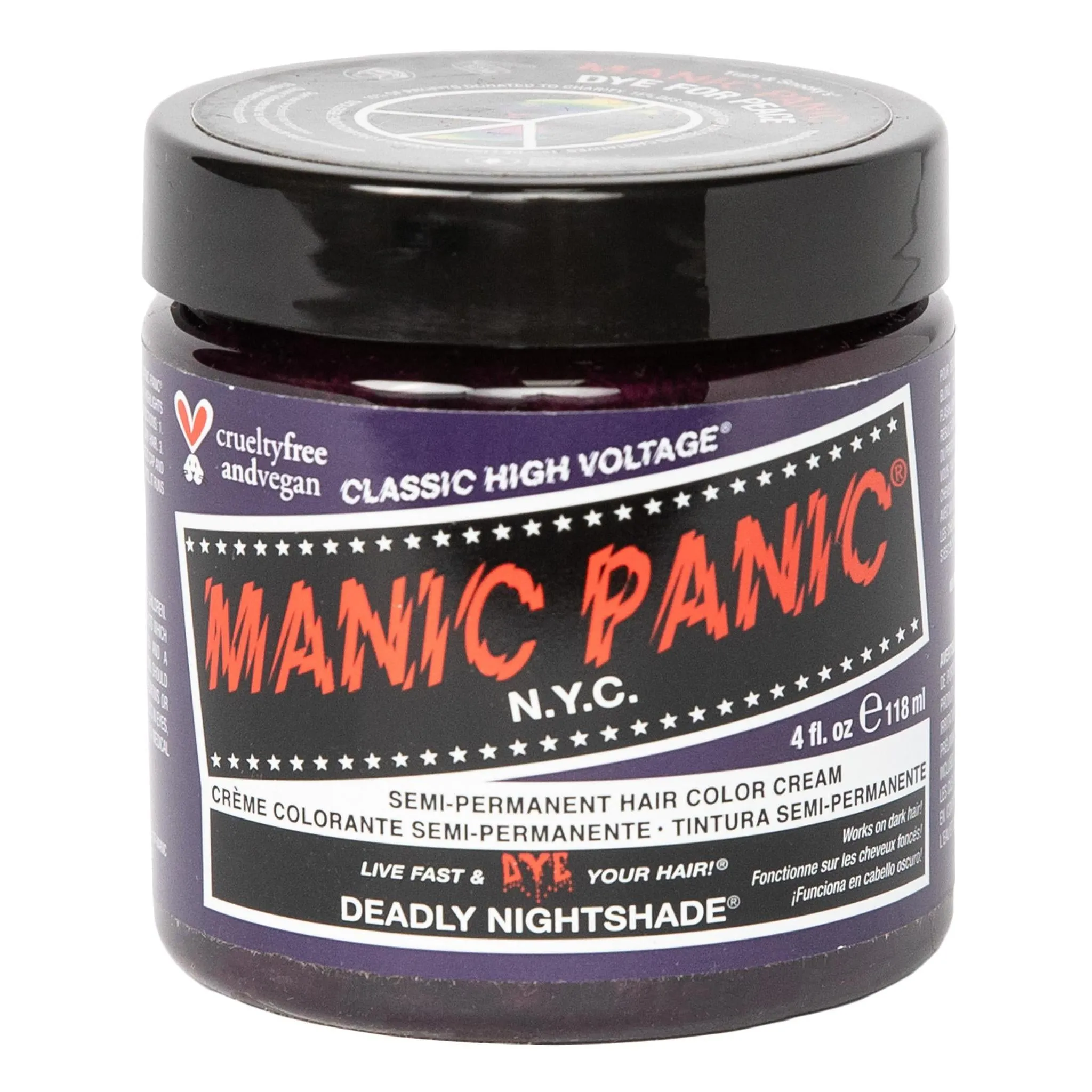 Optimized Title: Deadly Nightshade Hair Dye - Dark and Dramatic