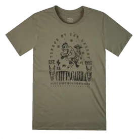 El Chupacabra Olive Tee