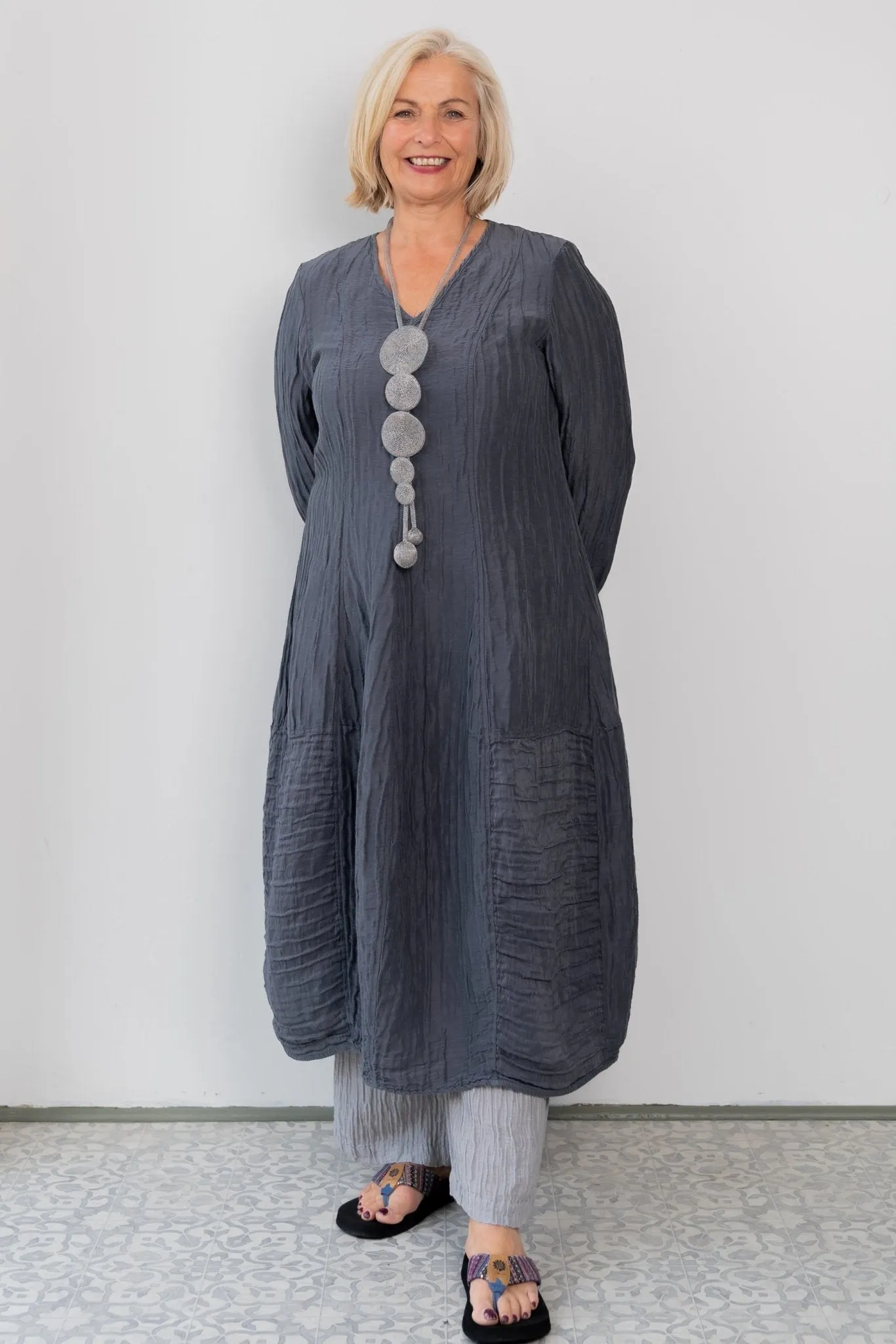 Elizabeth Silk/Linen Dress