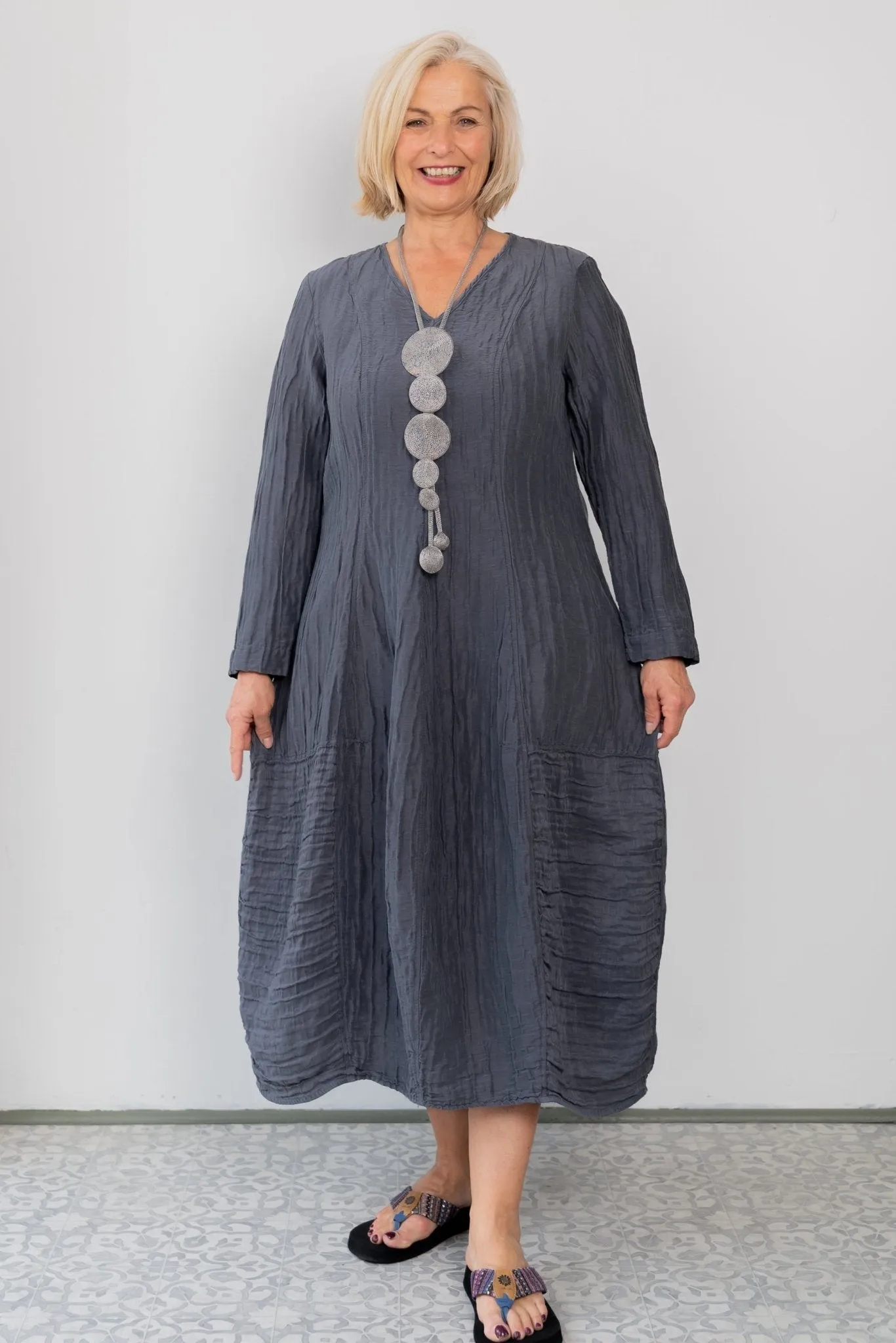 Elizabeth Silk/Linen Dress