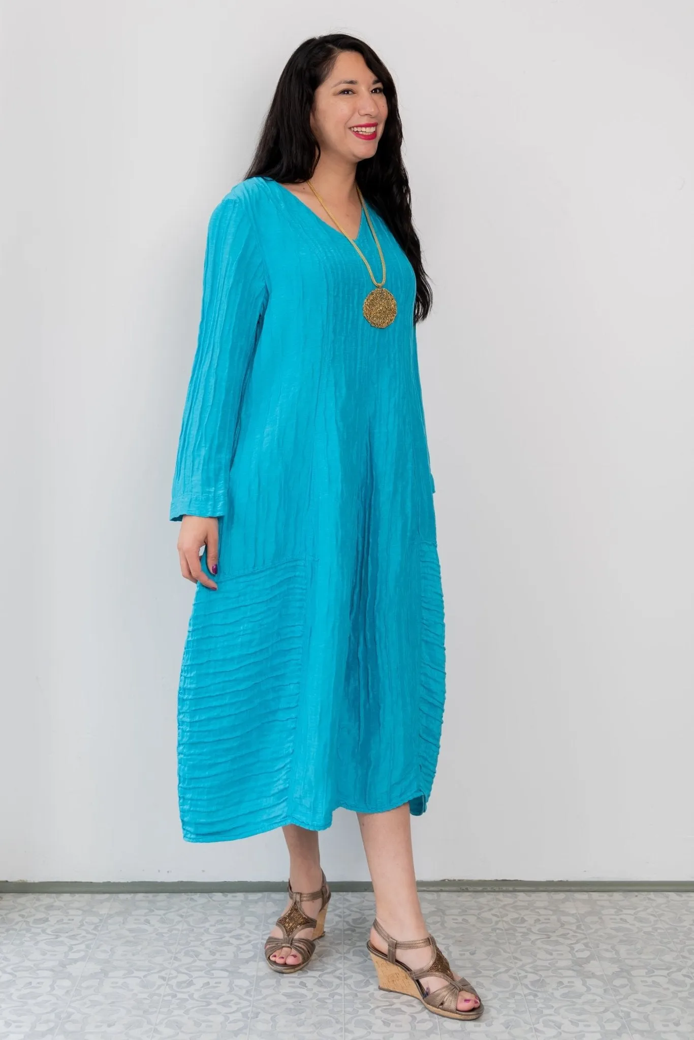 Elizabeth Silk/Linen Dress