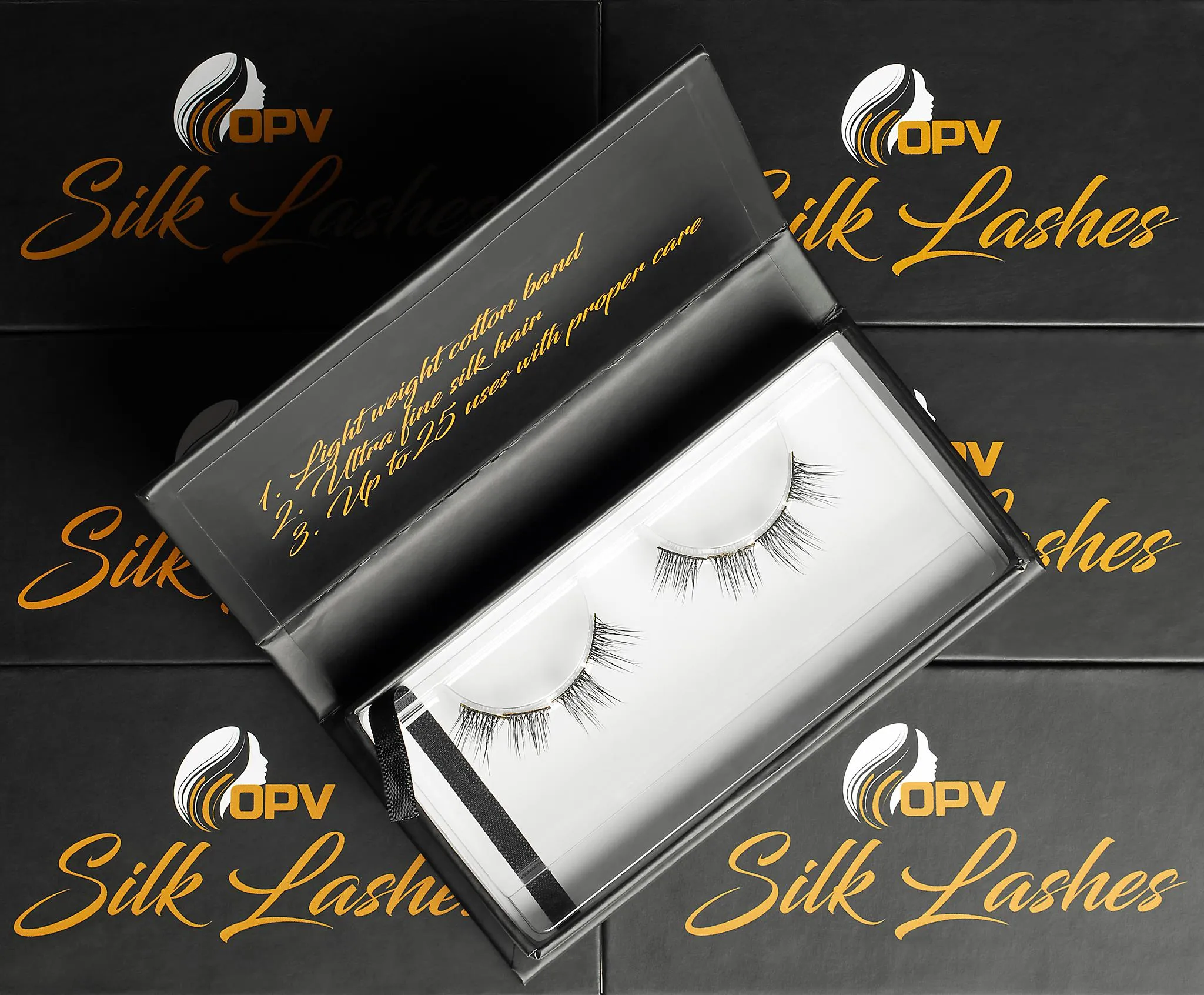 Eyelashes - 100% Real Silk (Queen)