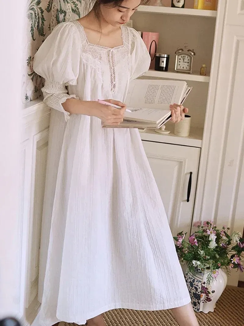 French Cotton Luxe Heirloom Nightgown