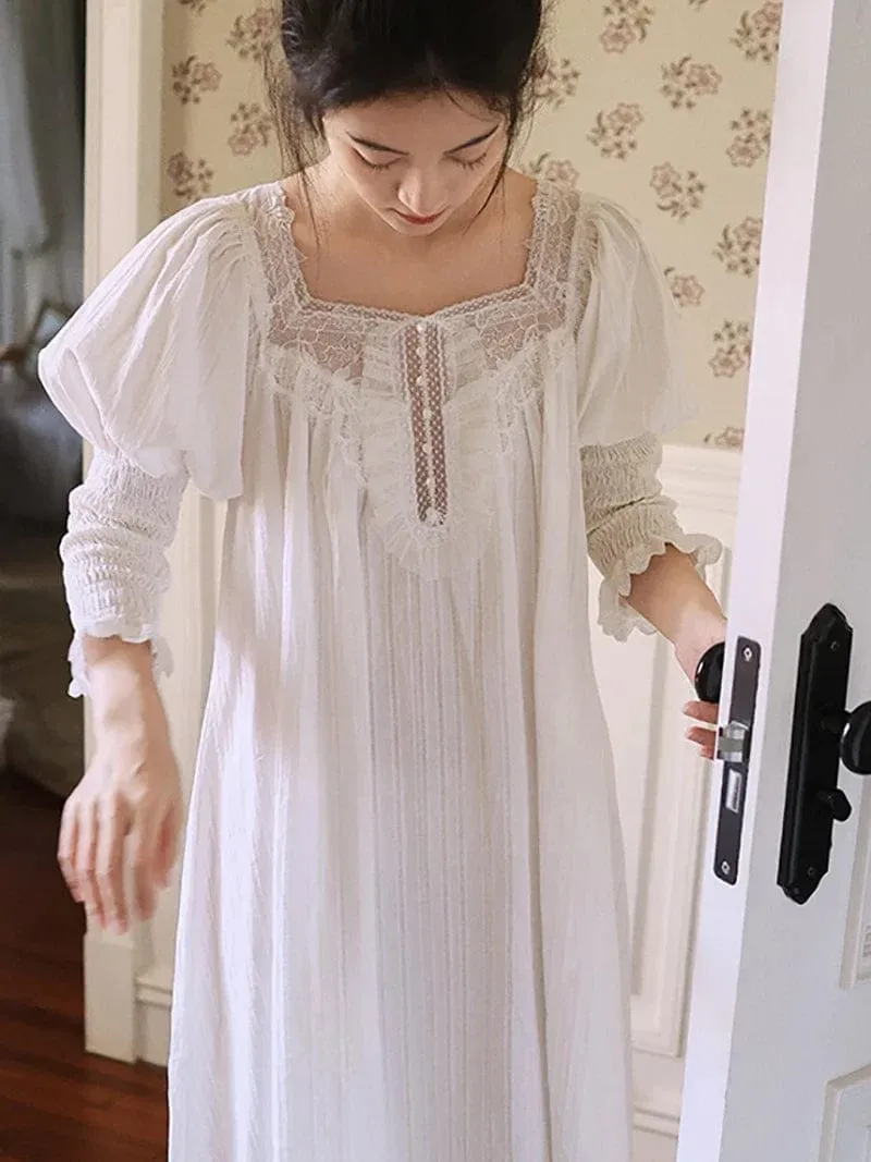 French Cotton Luxe Heirloom Nightgown