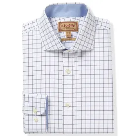 Greenwich Tailored Shirt - Purple Check