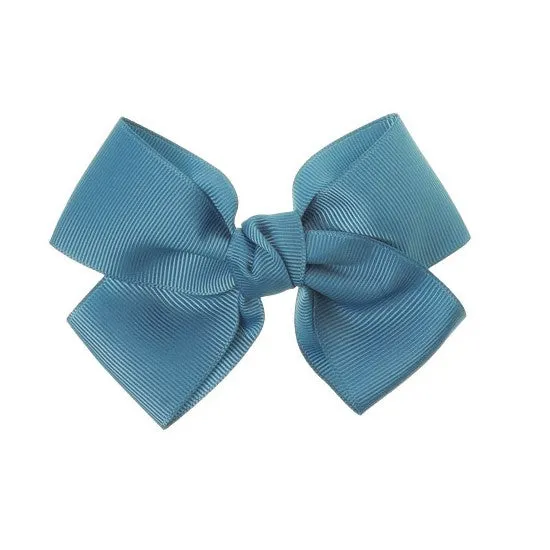 Grosgrain hairbow 11 cm. long with duckbill hair clip