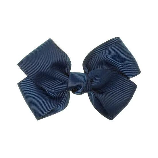 Grosgrain hairbow 11 cm. long with duckbill hair clip