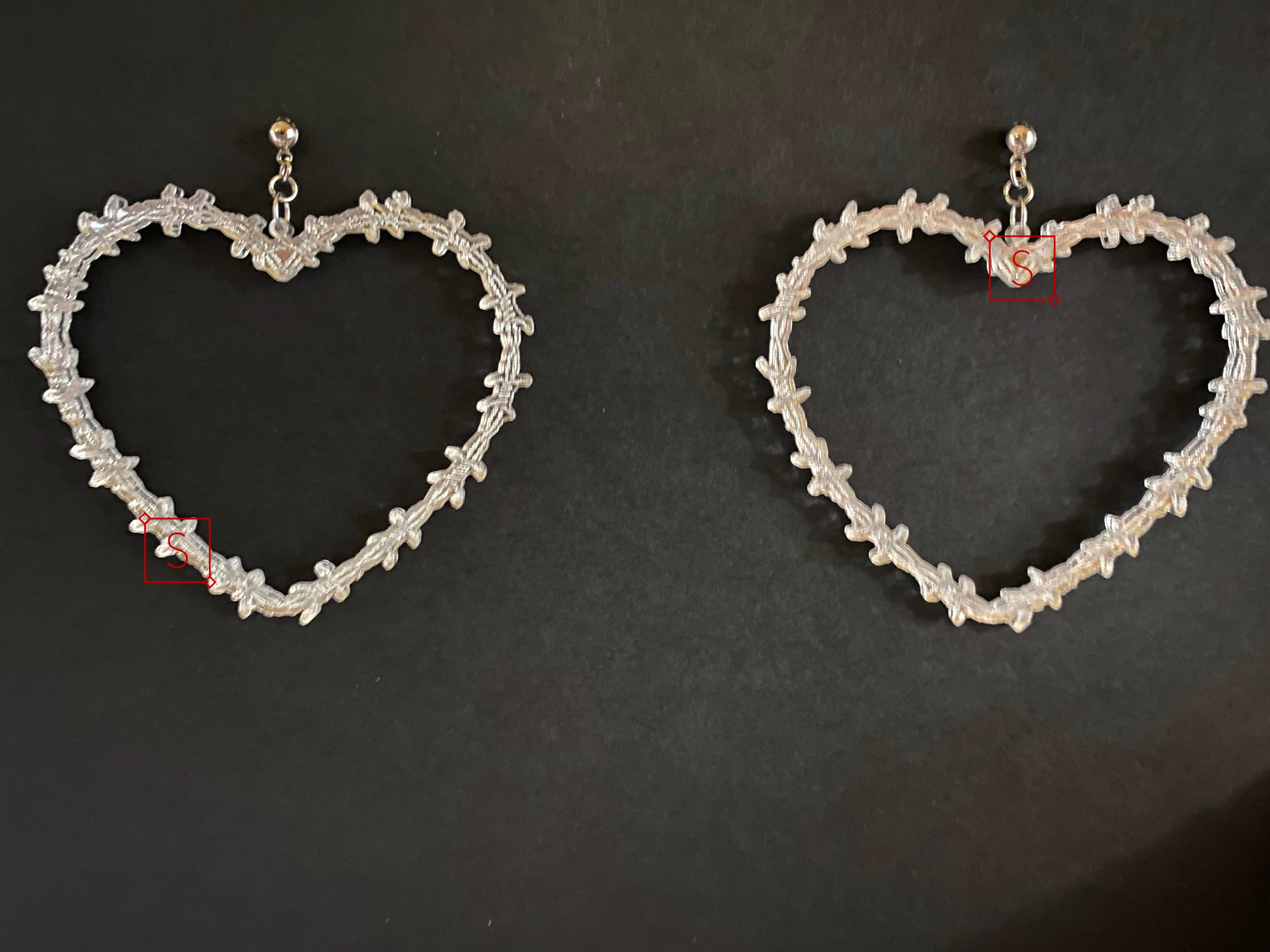 Heart on the Line Earrings