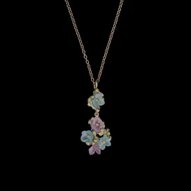 Hydrangea Teller Blue Pendant - Petite Flowers