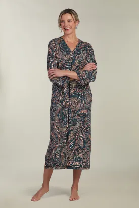 Interlock Knit Long Robe