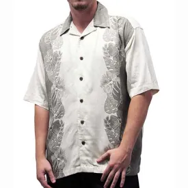 Irvine Park Men's Silk Shirt - Big and Tall - Taupe