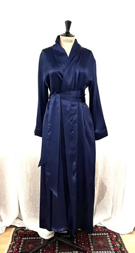 Italian Pure Silk Dressing Gown (in stock, 3 day delivery)