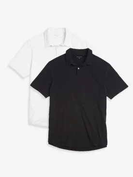 Jersey Sueded Polo 2-Pack