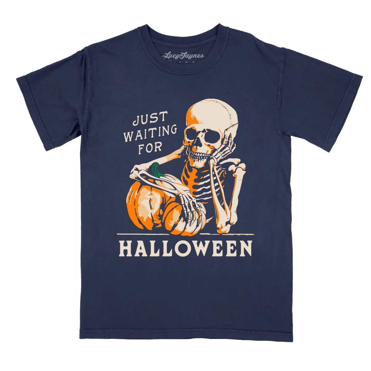 Just Waiting For Halloween Comfort Colors Tee