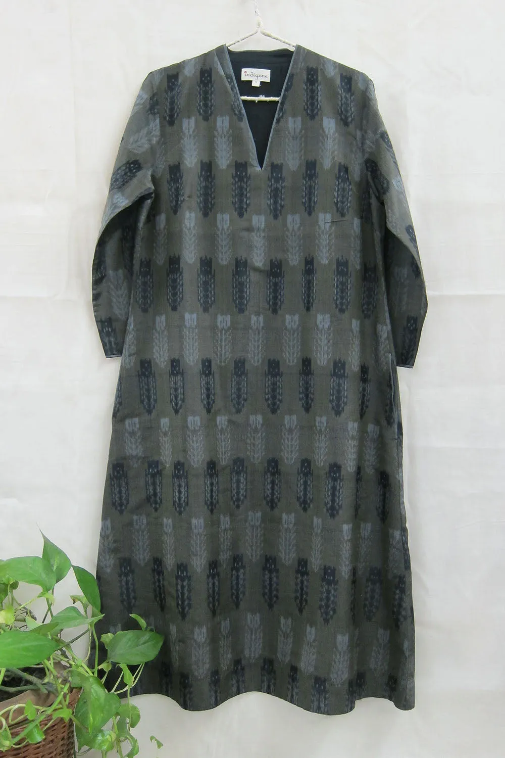 Laila Tulip Silk Ikat Kurta