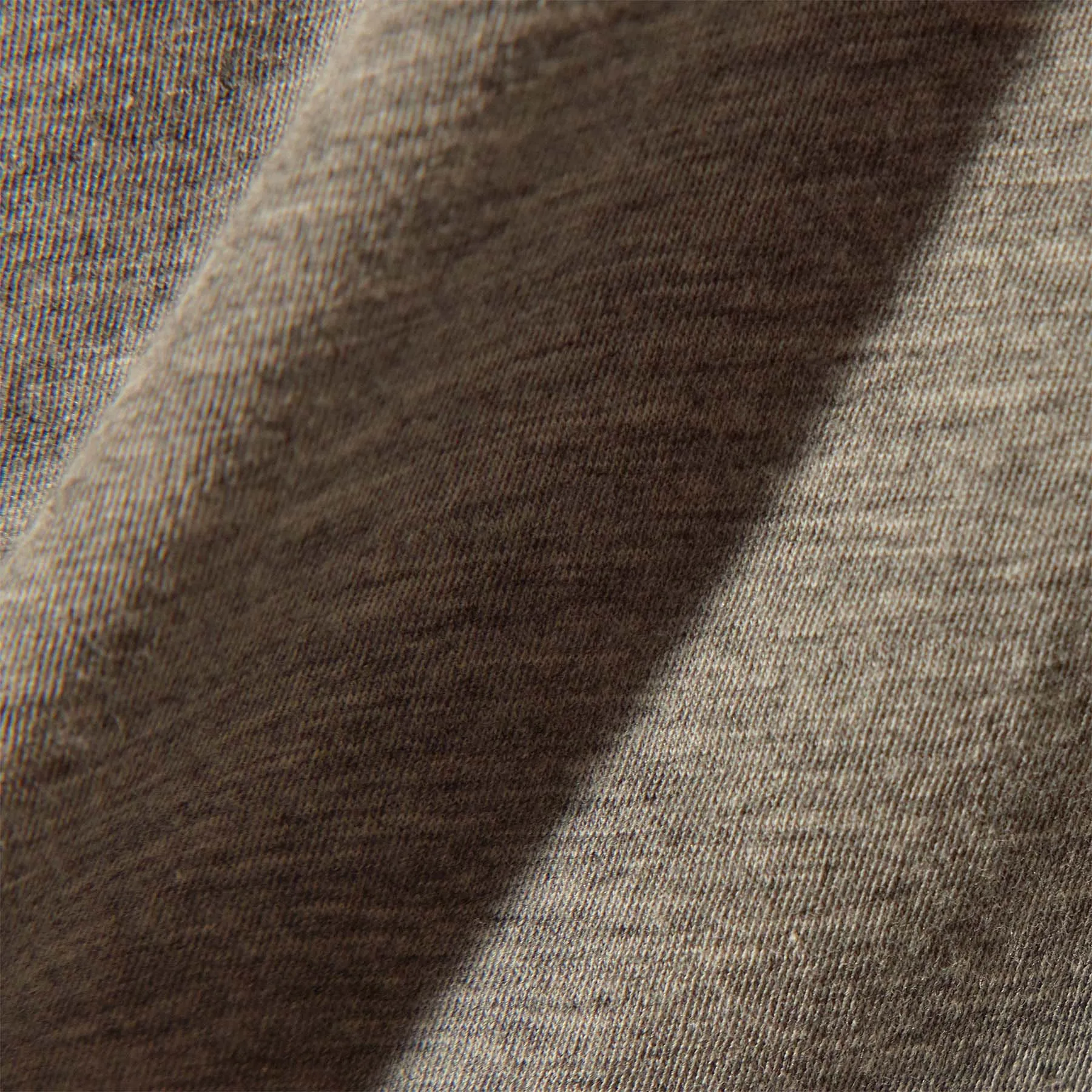 Luxe Lotus Jersey V Neck - Heather Grey