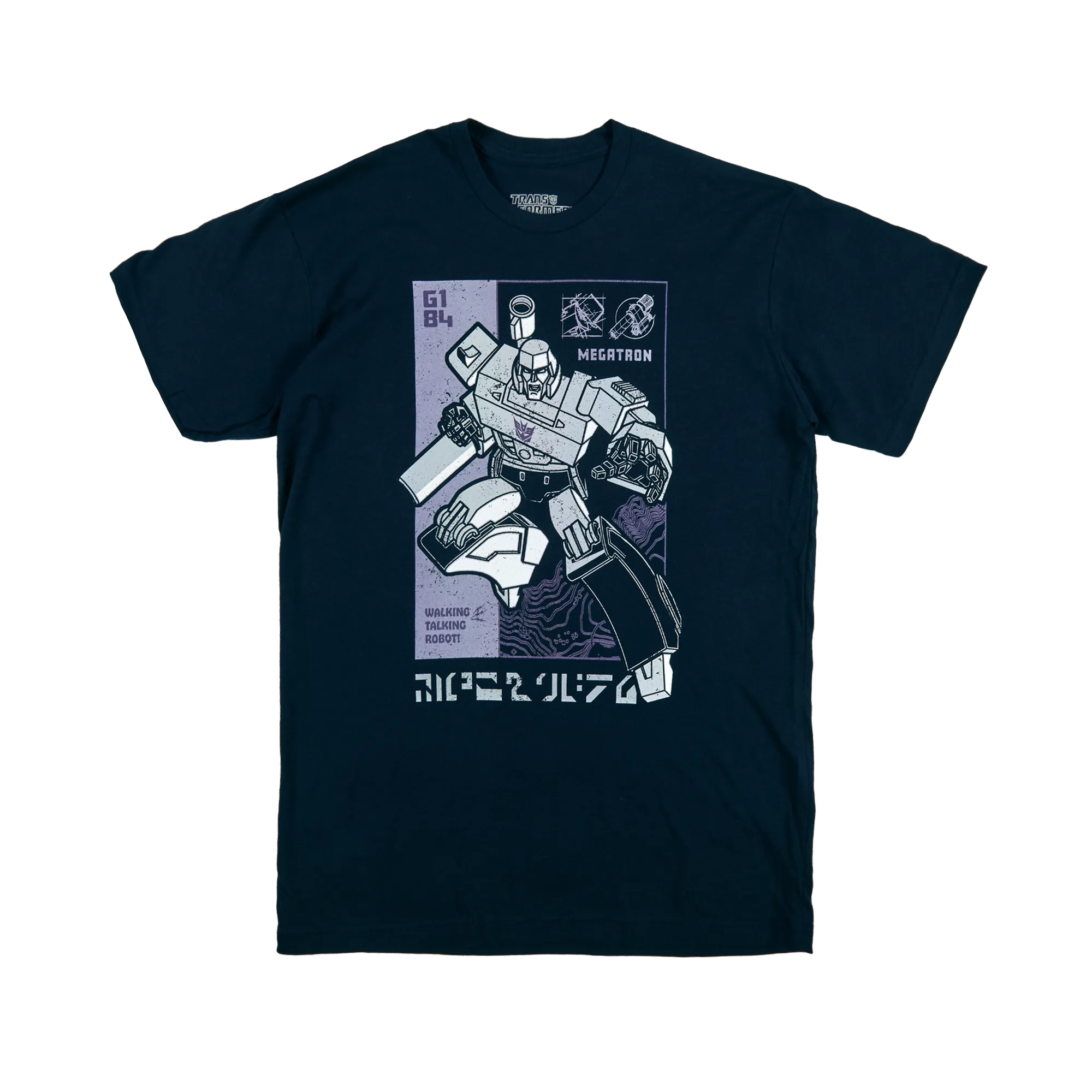 Megatron Gen 1 Robot Navy Tee