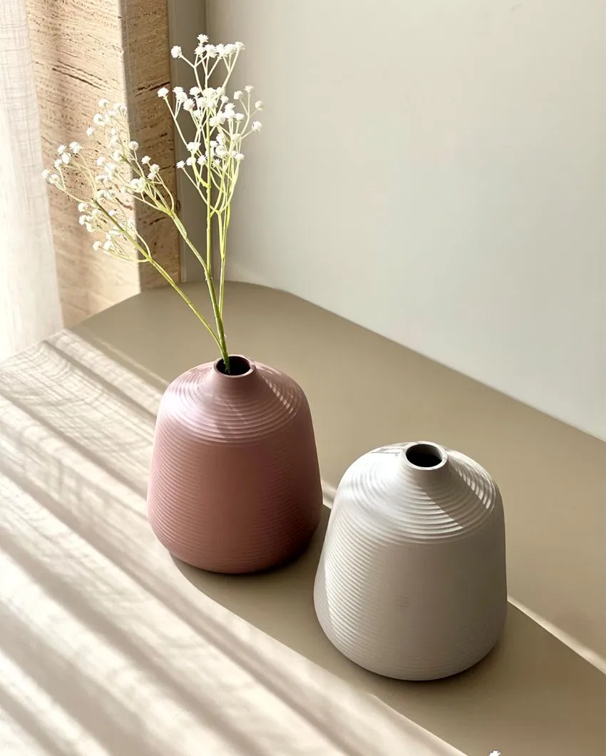 Modern Amphora Coiled Vase