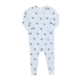 Pink Chicken Baby Bamboo Romper - Peaceful Hanukkah