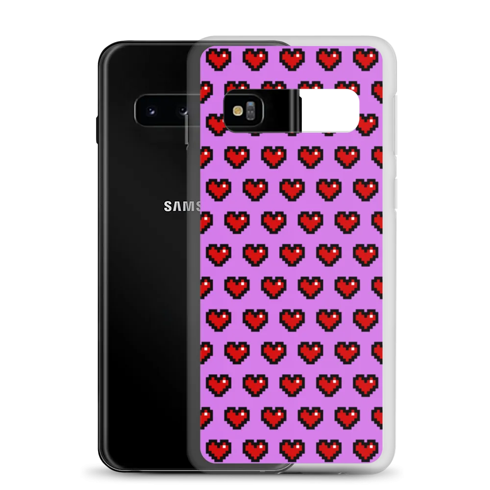 Pixel Hearts Phone Case (Samsung Galaxy S10/S10 /S10e/S20/S20 Plus/S20 Ultra)