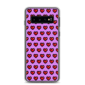 Pixel Hearts Phone Case (Samsung Galaxy S10/S10 /S10e/S20/S20 Plus/S20 Ultra)