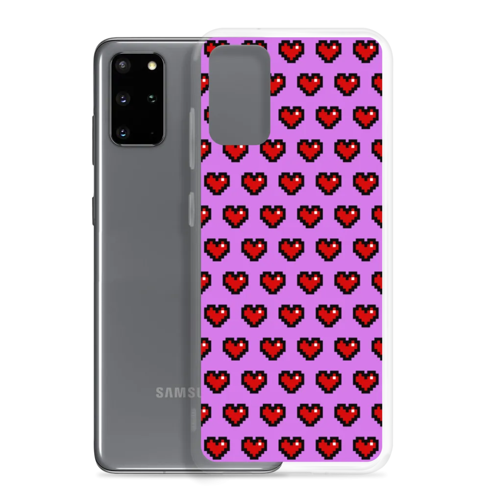 Pixel Hearts Phone Case (Samsung Galaxy S10/S10 /S10e/S20/S20 Plus/S20 Ultra)