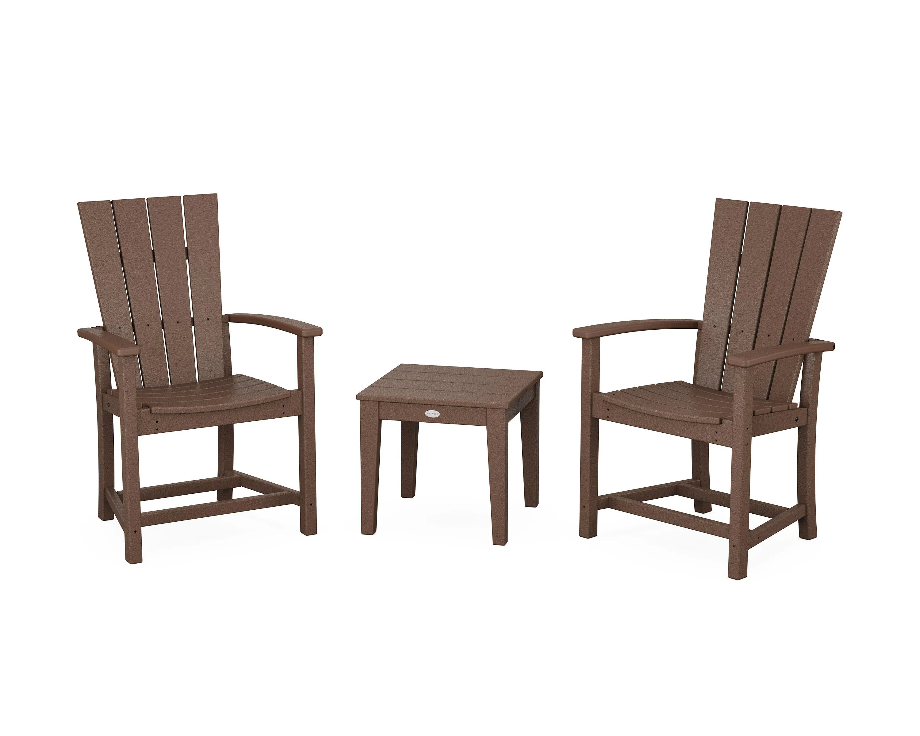 Quattro 3-Piece Upright Adirondack Chair Set