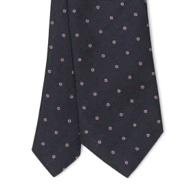 Silk Jacquard Tipped Tie