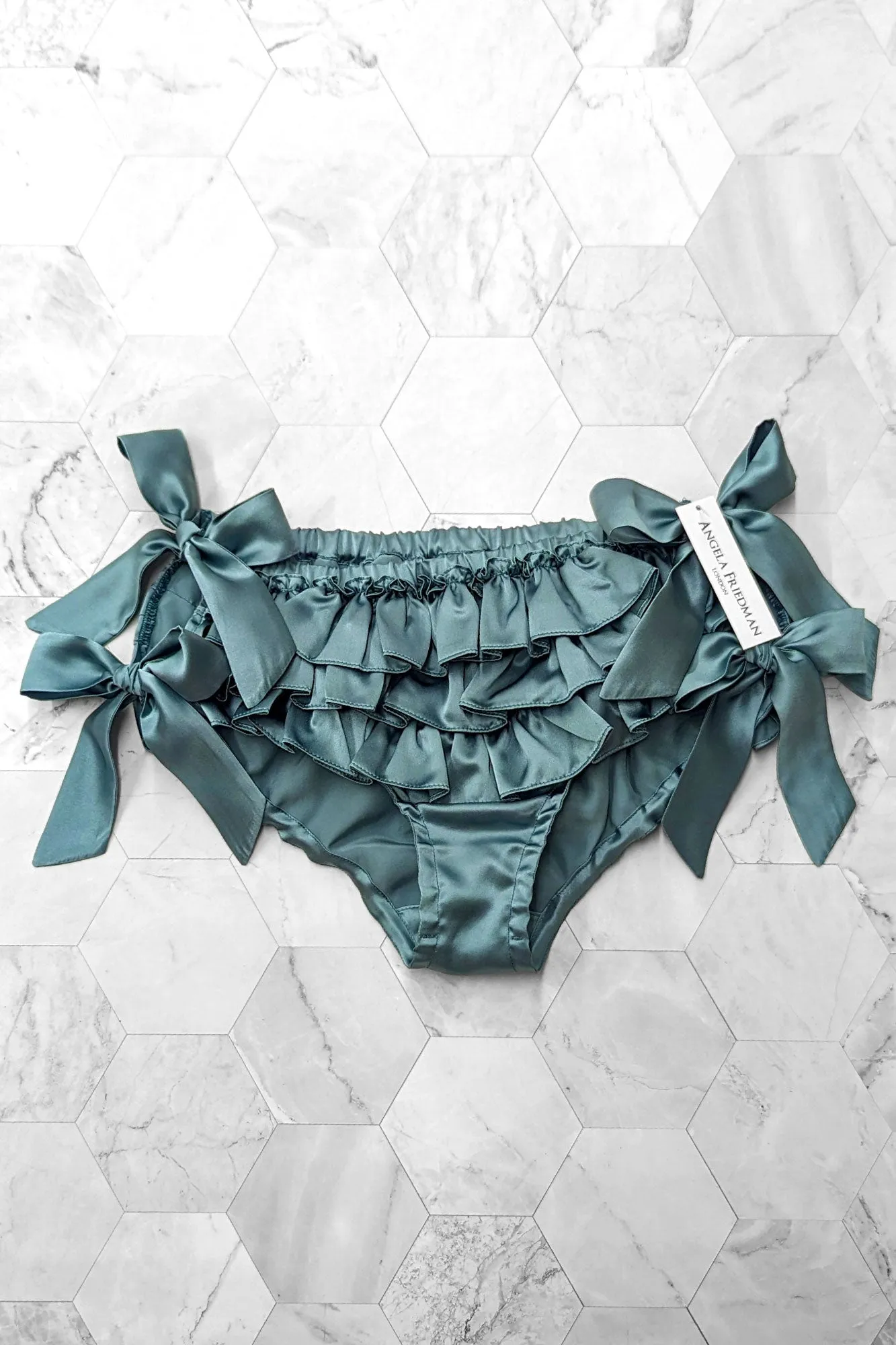 Silk ruffled panties