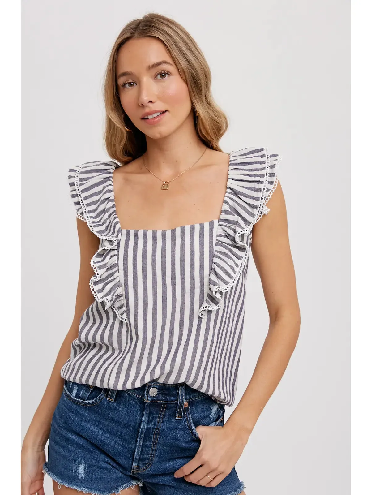 SUZANNE STRIPED TOP