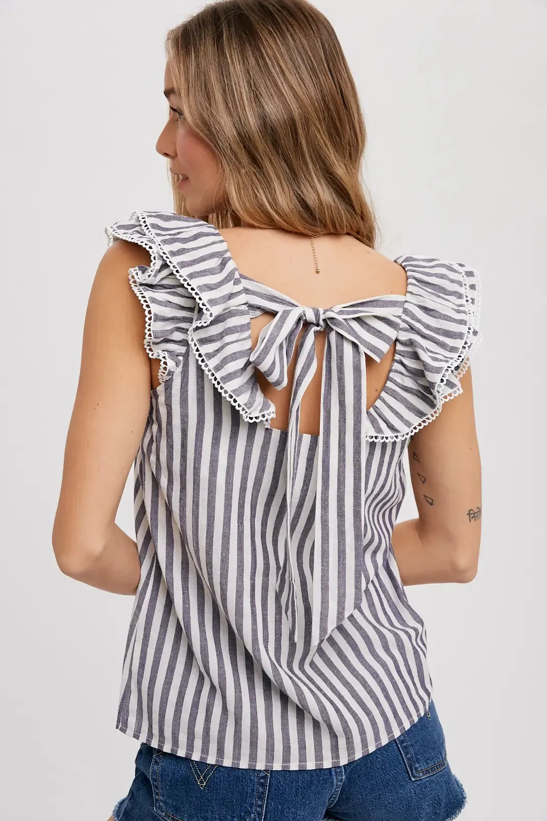 SUZANNE STRIPED TOP