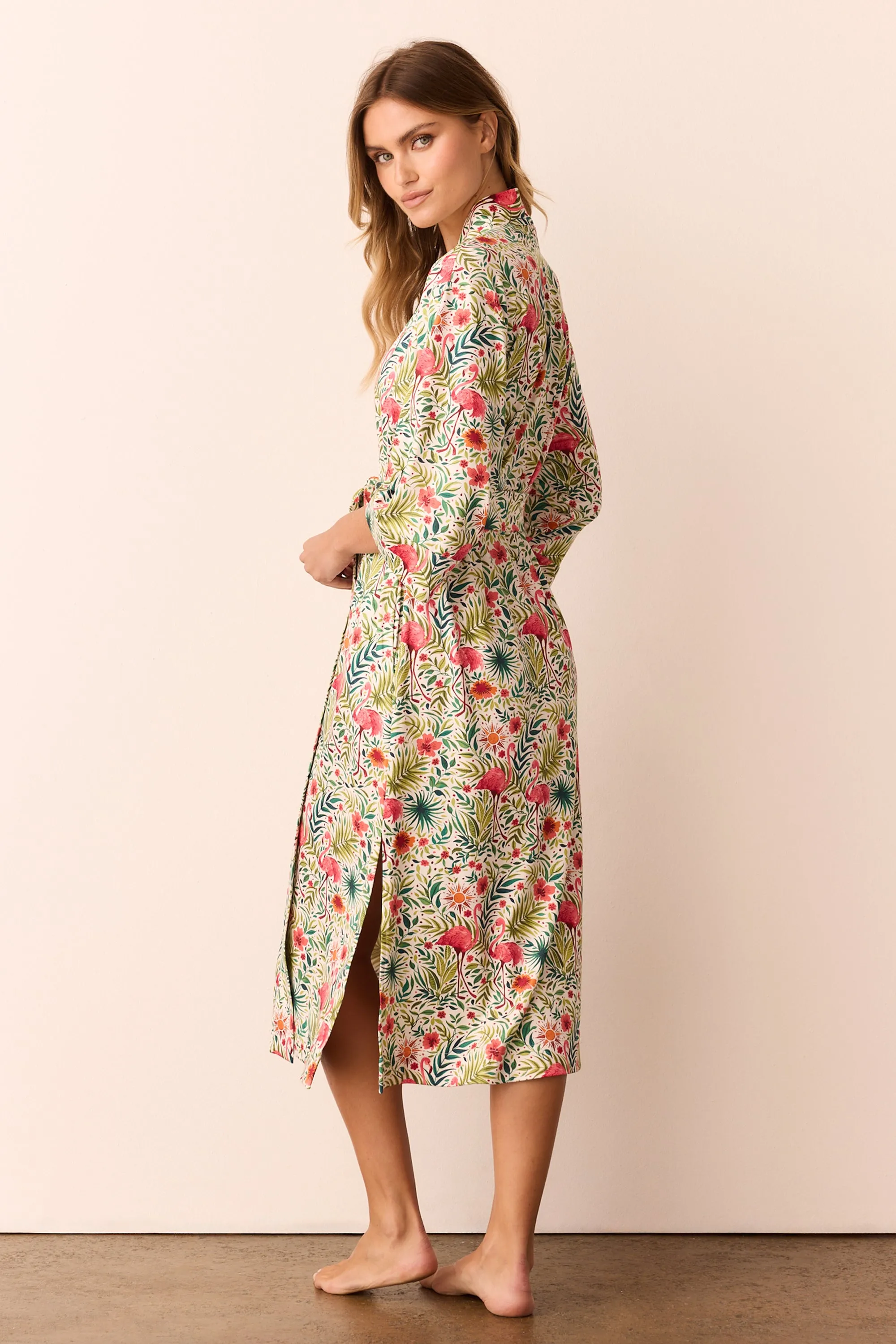 Vera Midi Dress | Tropical Copacabana Print